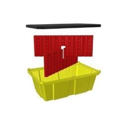 Cubeto de retención 230 L - Apilable