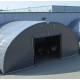 Túnel de 10x10x5m de alto sobre suelo de hormigón