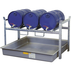 Estantería para almacenar 3 bidones de 60L