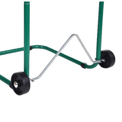 Juego de ruedas para soporte acero galvanizado 200L