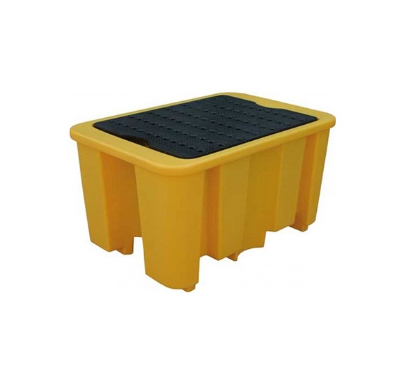 Cubeto de retención en polietileno para 1 bidón de 220 litros - JO-PE-250/1A