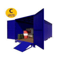 Contêiner de armazenamento transitável 6x2