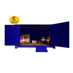 Contêiner de armazenamento transitável 4x2