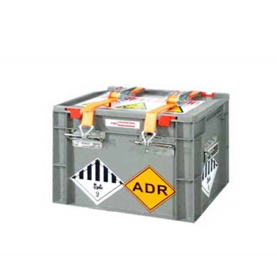 Mala de transporte ADR adequada para o transporte de baterias de lítio - Baixa potência