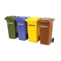 Contentores Giratórios de 2 rodas. 120l