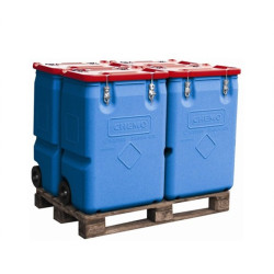 Cajas móviles de materias y productos sólidos 170 litros