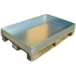 Bac pour palette 1240 x 800 x 125 mm