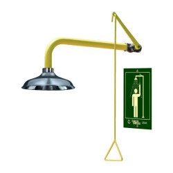 Douche d’urgence Horizontale - Pulvérisateur en Acier Inoxydable