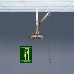 Douche d’urgence Verticale en Acier Inoxydable
