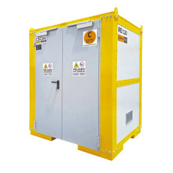 Contentor modular REI120 para 4 bidões de 200 L