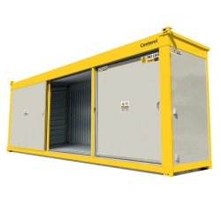 Contentor modular REI120 para 6 IBC ou 24 bidões num único nível