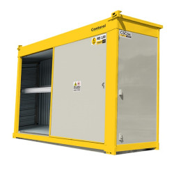 Contentor modular para baterias de lítio para 8 IBC ou 32 bidões