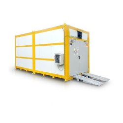 Contentor modular para peróxidos orgânicos transitável 2 módulos 6m