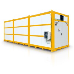 Contentor modular REI120 transitável – 3 módulos 9 m