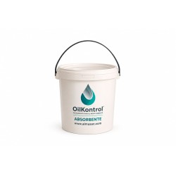 Grãos de cortiça que absorvem os azeites, hidrocarbonetos e disolventes - Absorção de 9,43l/kg e densidade de 60-70 kg/m3