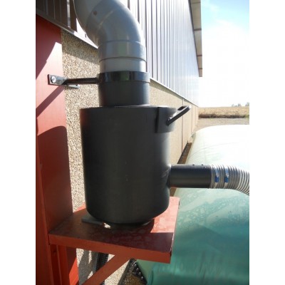 Cisterna recuperación agua de lluvia color crema o verde de 0,5