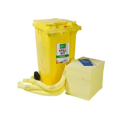 240 litros- Contenedor PEHD con ruedas y tapa