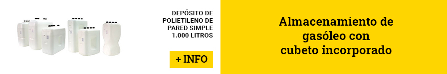 DEPÓSITO DE POLIETILENO DE PARED SIMPLE 1.000 LITROS
