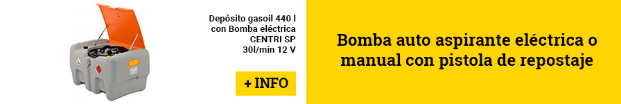 Depósito gasoil 440 l con Bomba eléctrica CENTRI SP 30l/min 12 V