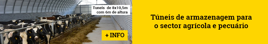 Túneis para armazenamento setor agrícola e pecuário